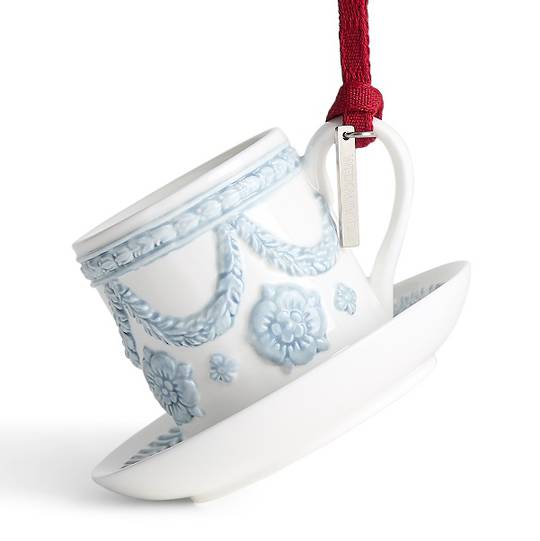 INDENT - Wedgwood Xmas Ritual Ornament, Iconic TeaCup, Glazed 2026